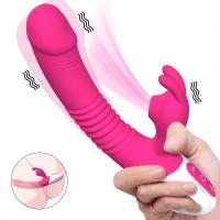 A2 Şarjlı Akıllı Isıtmalı Güçlü Titreşimli G-Spot Klitoris Emiş Uyarıcı Yapay Penis Rabbit Vibratör