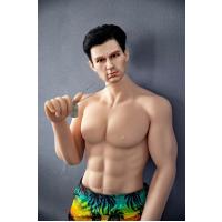 Adrian - Silicone Head Hair Transplant Evo Skeleton Sex Doll İskeletli Tam Boy Erkek Realistik Manken 160 CM