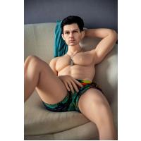 Adrian - Silicone Head Hair Transplant Evo Skeleton Sex Doll İskeletli Tam Boy Erkek Realistik Manken 160 CM