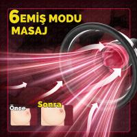 Automatic Tongue - 9 Emiş Modlu 9 Titreşim ve Rotasyon Dil Hareketli Profesyonel Otomatik Göğüs ve Vajina Vakum Pompası