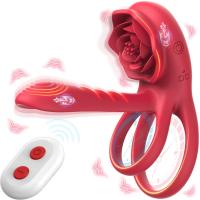 Barry Pro RCT - Şarjlı Uzaktan Kumandalı Çift Motorlu G Nokta Klitoris Uyarıcı Vibratör Titreşimli Testis ve Penis Halkası