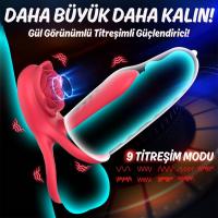 Barry Pro RCT - Şarjlı Uzaktan Kumandalı Çift Motorlu G Nokta Klitoris Uyarıcı Vibratör Titreşimli Testis ve Penis Halkası