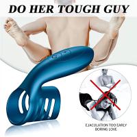 Boss Ring - Şarjlı Su Geçirmez Güçlü Titreşimli Klitoris Uyarıcı Vibrator Penis Yüzüğü