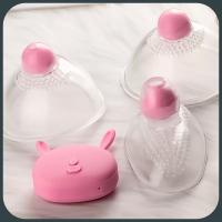 BUNNY Uzaktan Kumandalı Göğüs ve Klitoris Uyarıcı 2 in 1 Titreşimli Vibratör