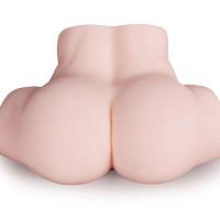 Carol - Anal Vajina Çift Girişli Titreşimli Isıtmalı Realistik Kalça Suni Vajina Mastürbatör 6.6 KG