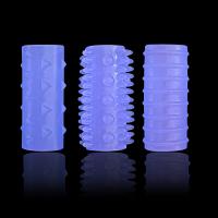 Convex Stimulus - Tırtıklı 3 Farklı Silikon Penis Kılıfı Set 4 CM