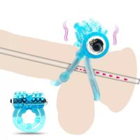 Güçlü Titreşimli Penis Yüzüğü Klitoris G Nokta Uyarıcı Testis ve Penis Halkası