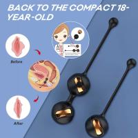 Gem Şarjlı Ağırlıklı Güçlü Titreşimli Vajina Kas Geliştirici Kegel Egzersiz Vajinal Topları