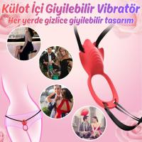 Ivy APP RCT - Şarjlı Kumanda Ve Telefon Kontrollü Vajina Çevresi ve Klitoris Uyarıcı Kemerli Giyilebilir Couple Vibratör