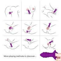 KYLIN Usb Şarjlı 9 Modlu Anal Vibratör - Mor