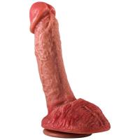 Luke - Ultra Yumuşak Dokulu Realistik Dildo Çift Katmanlı Silikon Gerçekçi Yapay Penis 20 CM