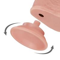 Marcus - Hareketli Kayar Deri Çift Katmanlı Realistik Vibratör Dildo Ultra Yumuşak Gerçekçi Titreşimli Yapay Penis