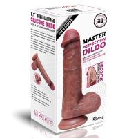 Robert - Ultra Yumuşak Dokulu Realistik Dildo Çift Katmanlı Silikon Gerçekçi Yapay Penis 20 CM