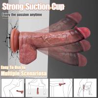 Robert - Ultra Yumuşak Dokulu Realistik Dildo Çift Katmanlı Silikon Gerçekçi Yapay Penis 20 CM