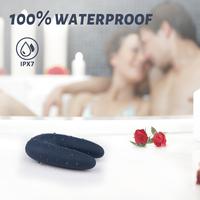 Mia Şarjlı G Spot ve Klitoris Uyarıcı Saklanabilir Mini Boyut Çift Uçlu Meme Ucu Vibratörü