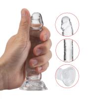 Leo - Ultra Soft Realistic Mini Anal Dildo Yumuşak Doku Gerçekçi Testissiz Realistik Anal Yapay Penis  13 CM