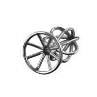 Paslanmaz Çelik İçi Boş Tasarım Pürüzsüz Silver Orta Boy Metal Anal Butt Plug