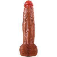 Paul - Ultra Yumuşak Dokulu Realistik Dildo Çift Katmanlı Silikon Gerçekçi Yapay Penis 32 CM