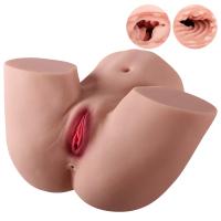 Diana - Anal Vajina Çift Girişli Titreşimli Isıtmalı Realistik Kalça Mega Boy Suni Vajina Mastürbatör 9 KG