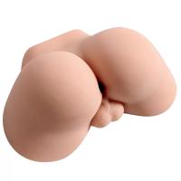 Büyük Boy Anal Girişli Realistik Manken Gay Erkek Kalça Mastürbatör 4 KG