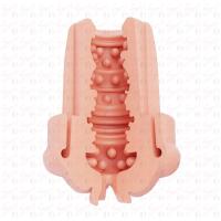 Pump Sleeve MXL - Hazneyi Kavrayan Büyük ve Geliştirilmiş Süper Gerçekçi Tırtıklı Doku Penis Pompası Vajina Başlığı
