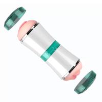 S1 - Ağız ve Vajina Çift Girişli Yüksek Kaliteli Kutulu Saklanabilir Oral Kullanım Suni Vajina Mastürbatör