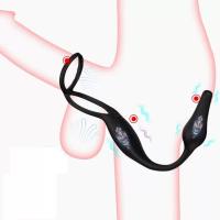 Alan RCT - Şarjlı Uzaktan Kumandalı Testis ve Penis Halkalı Güçlü Titreşimli Perine ve Prostat Uyarıcı Anal Plug Vibratör