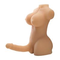 TORSO Biana Mega Boy Ultra Realistik Dokuda Anal Girişli Yarım Vücut Trans Mastürbatör