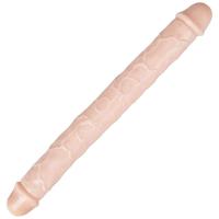 Ultra Soft Realistic Double Ended Dildo Yumuşak Doku Gerçekçi Çift Taraflı Büyük Boy Realistik Yapay Penis 43 CM