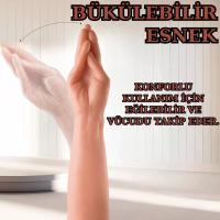 UNIQUE XXL Realistik Dokuda Dev Dong Çok Kalın Gerçekçi Anal Fisting El-Kol Dildo 26 CM