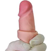 Zach - Sliding Skin Ultra Soft Realistic Double Ended Dildo Hareketli Kayar Deri Çift Katmanlı Çift Taraflı Gerçekçi Yapay Penis 45 CM