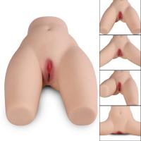 Nicole - Yarım Realistik Manken Anal Vajina Çift Girişli 2in1 Titreşimli Isıtmalı Suni Vajina 5.7 KG